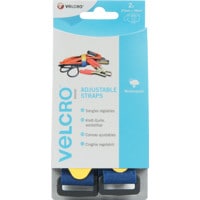 Velcro Adjustable Strap 2 5mm x 46cm x 2 Blue