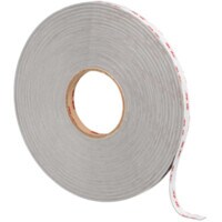 VHB™ 4941P Double Sided Tape, Acrylic Foam, Grey, 25mm x 33m