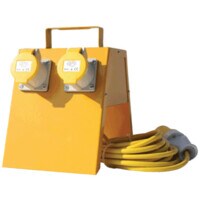 4-Way Junction Box comes with 5m Cable & Plug 110V