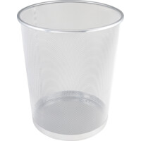Mesh Silver Waste Bin - 15 Litre