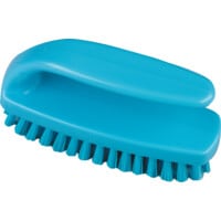 102mm Professional Medium Polypropylene Nail Brush Grippy - Blue