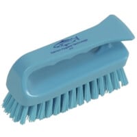 152mm Professional Stiff Polypropylene Scrub Brush Grippy Blue