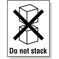 100 x 75mm Do Not Stack Pictoral Marking Labels