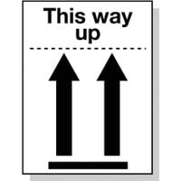 100 x 75mm This Way Up Pictoral Marking Labels