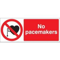 100 x 250mm No Pacemakers - Rigid