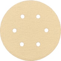 150MM Adhesive (Sticky Backed) Aluminium Oxide Discs, 6 Hole (600A) - P60