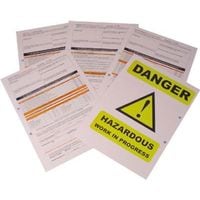 Asbestos (No Register Available) - Permits to Work