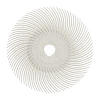 Radial Bristle Disc RD-ZB, 75 mm x 9.53 mm, P80, Yellow, Type C
