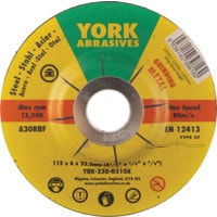 115X6X22.23MM A30RBF DPC Grinding Disc, Type 27
