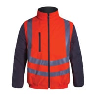 Aqua Hi-Vis Ripstop Bodywarmer Orange Large