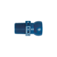 51826 1/2" 3/8" BSP Connectors (PK-4)