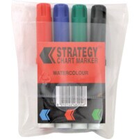 Flipchart Marker Assorted (Pack-4)