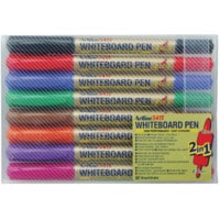 EK-541T-WB 2IN1 Whiteboard Marker Asst F/Sf (Pack-8)