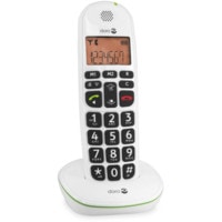 Phoneeasy 10 Doro DECT White Cordless Telephone with Big Button 100WD