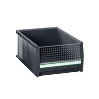 Box Storage Bins 130 x 298 x 165mm, Pack of 24 - Light/Anthraciteracite Grey