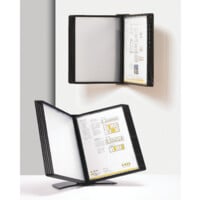 KF10687 METAL DESK STAND 10 POCKETS BLK