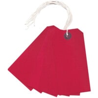 5MSCL-RED Strung Tag 120 x 60mm Red, Pack of 1000