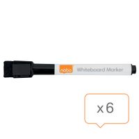 Magnet Dry Erase Markers Black (Pack 6)