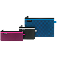 WOW 2-POCKET Travel Pouch Set Assorted (Pack of 3)