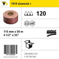 1919 Siawood Paper Roll - W115MM X L50000MM - Grit 120