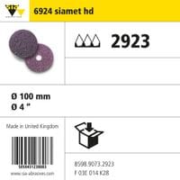 6924 HD CRS SCM Disc 100 X 16 - Pack of 25