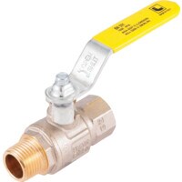 BV8MFBG 1/2 BSPP Brass Ball Valve M/F Gas Approved
