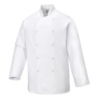 Chef's Sussex Jacket Long Sleeve, White, XS, Regular