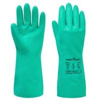 Nitrosafe Chemical Gauntlet, Green, Large, Regular