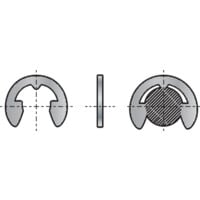External Circlips, E-Clips & Snap Rings