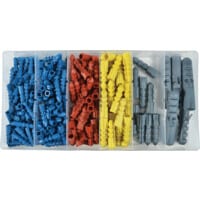 220 Piece Wall Anchor Assortment 6 Sizes Kit