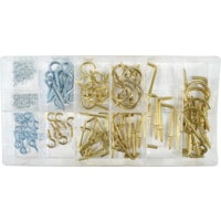 92 Piece Hook & Eye Bolt Assortment Kit