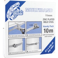 MB1708 11MMX10M Zinc M/S Band Dispenser Includes Screws