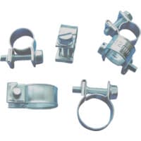 14-16MM Zinc Plated Mini Clips (Nut & Bolt)