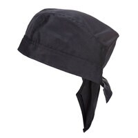 Chefs Bandana, Black, Regular