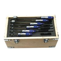 Basic Line External Micrometer Set 0-150mm/0.01mm