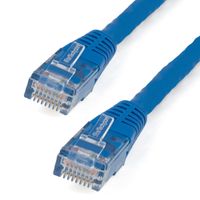 Cat6 Patch Cable with Molded RJ45 Connectors - 4 ft. - Blue