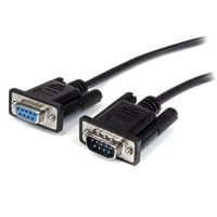 3m Black Straight Through DB9 RS232 Serial Cable - M/F