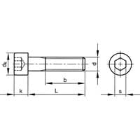 M5X16 Socket Head Cap Screw ZN Flake (GR-12.9)