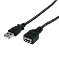 10 ft Black USB 2.0 Extension Cable A to A - M/F