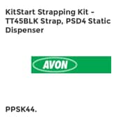 KitStart Strapping Kit - TT45BLK Strap, PSD4 Static Dispenser