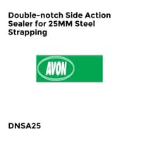 Double-notch Side Action Sealer for 25mm Steel Strapping