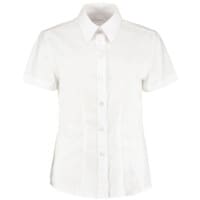 KK360 Short Sleeve White Ladies Oxford Shirt Size 10