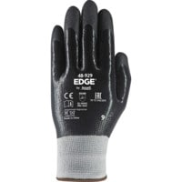 48-929 Edge Nitrile Fully Coated Cut-C Glove Black Size-10