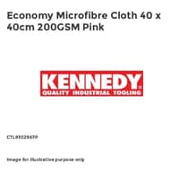 Economy Microfibre Cloth 40 x 40cm 200GSM Pink