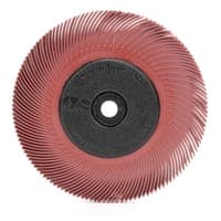 Radial Bristle Brush BB-ZB, 152 mm x 12.7 mm x 25.4 mm, P220, Red, Type C, With adapter