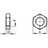 M30X2.00 Hex Thin Nut (4)