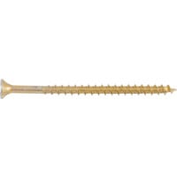 Pozi Countersunk Wood Screw Zinc - Yellow 5MM X 80MM (Box-100)
