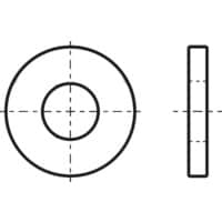 M12 Plain Washer Nylon PA (6.6)