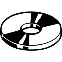 M14X45X2.5 Type-LL Washer - Steel - Zinc & Yellow