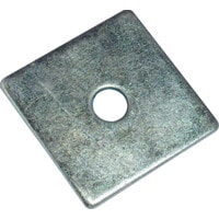 M12 X 50 X 3 Square Plate Round Hole Washer BZP